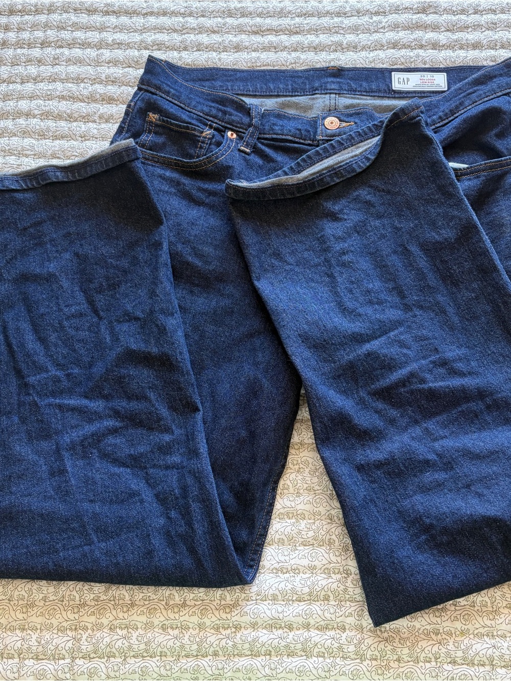 GAP Women's Deep Indigo Straight-Leg Jeans
